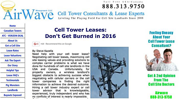 Cell Tower ad