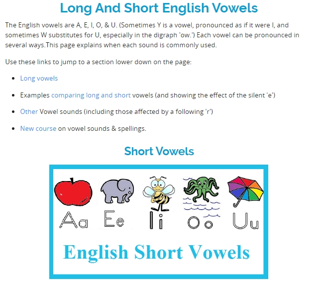 An excerpt from Catherine's <a target="_blank" href="https://www.englishhints.com/english-vowels.html">popular page about English vowels</a>.
