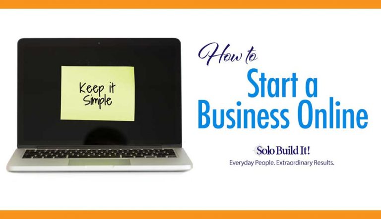 How to Start a Business Online: Keep it Simple